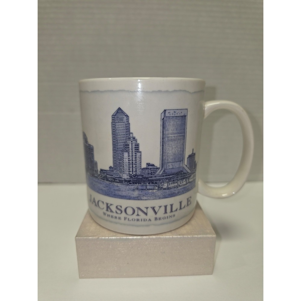 Starbucks Jacksonville Architecture Series coffee mug Where Florida Begins